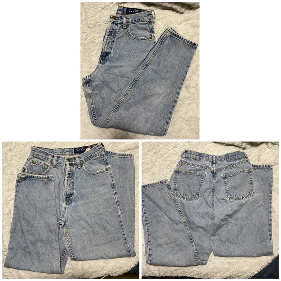 Eddie Bauer 5 Pocket High Rise 100% Cotton Medium Wash Jeans - Picture 1 of 15